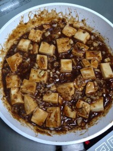 黒麻婆　調理